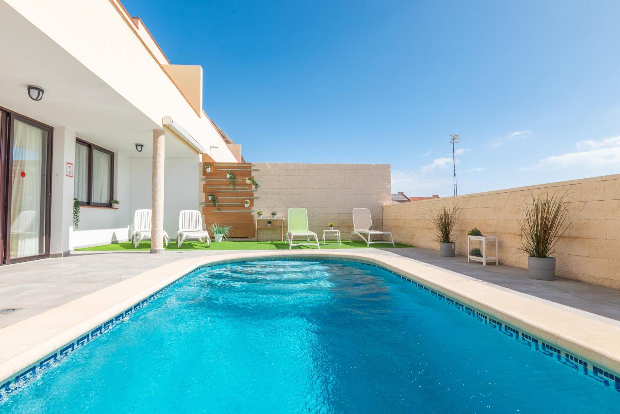 Casa Los Tejales With Climatized Private Pool エル・メダノ エクステリア 写真